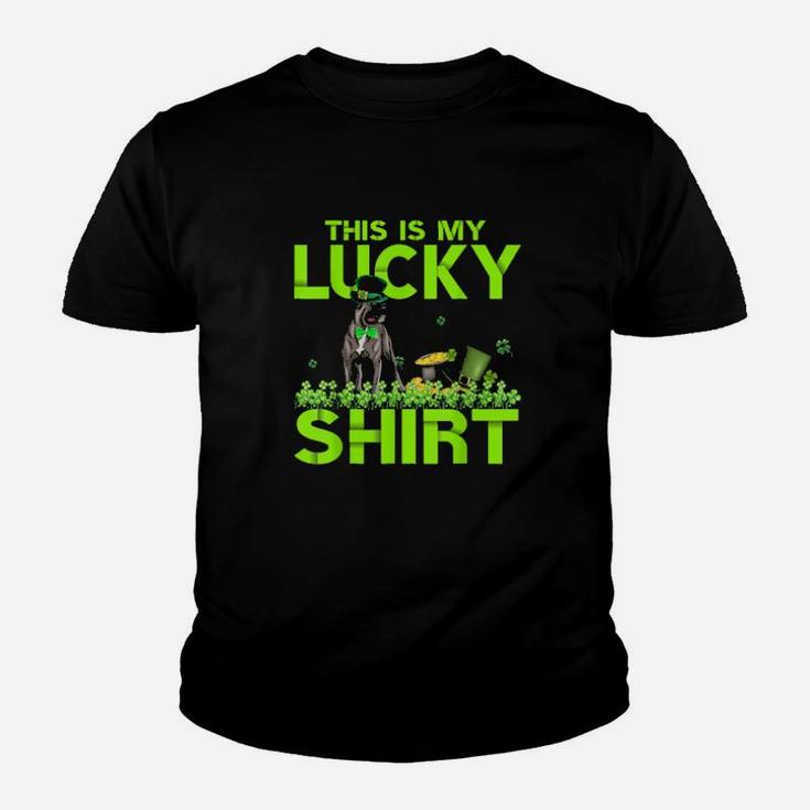This Is My Lucky Dog Cane Corso Dog Patrick Day Youth T-shirt