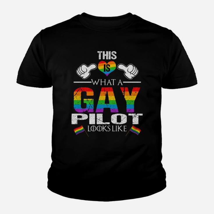 This Is What A Gay Pilot Looks Like Lgbt Pride T-Shirt This Is What A Gay Pilot Looks Like Lgbt Pride T-Shirt