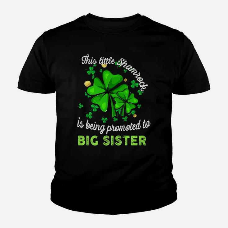 This Little Shamrock Is Being Promoted To Big Sister Lucky Youth T-shirt