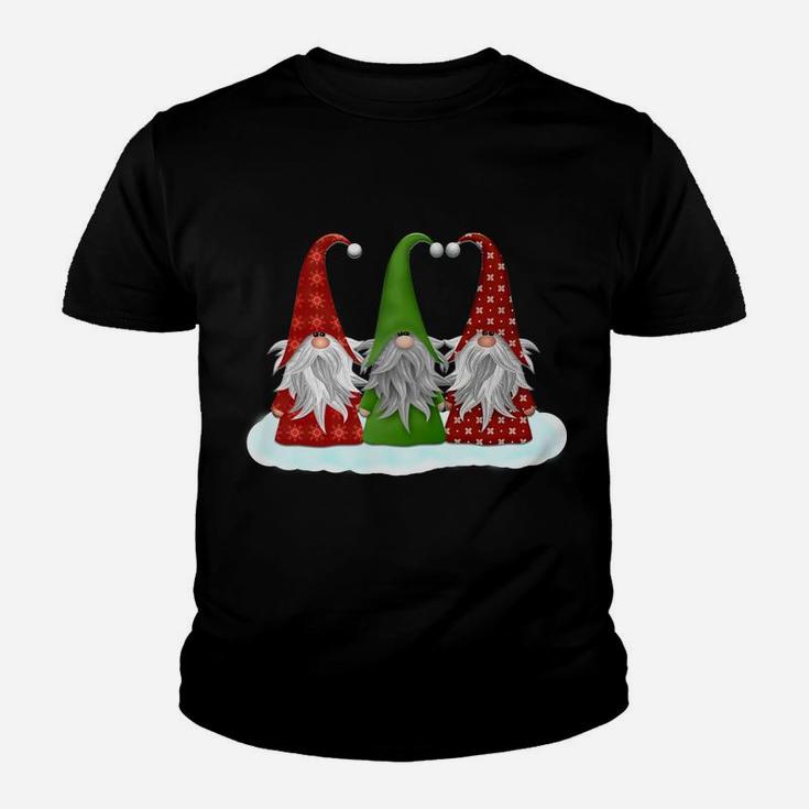 Three Nordic Gnomes Christmas Youth T-shirt