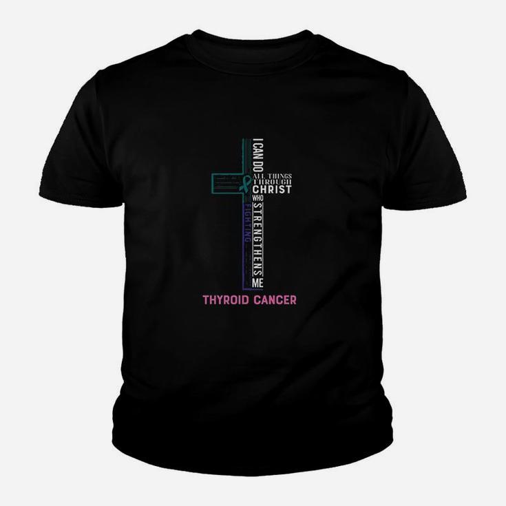 Thyroid Awareness Fight Ribbon Youth T-shirt