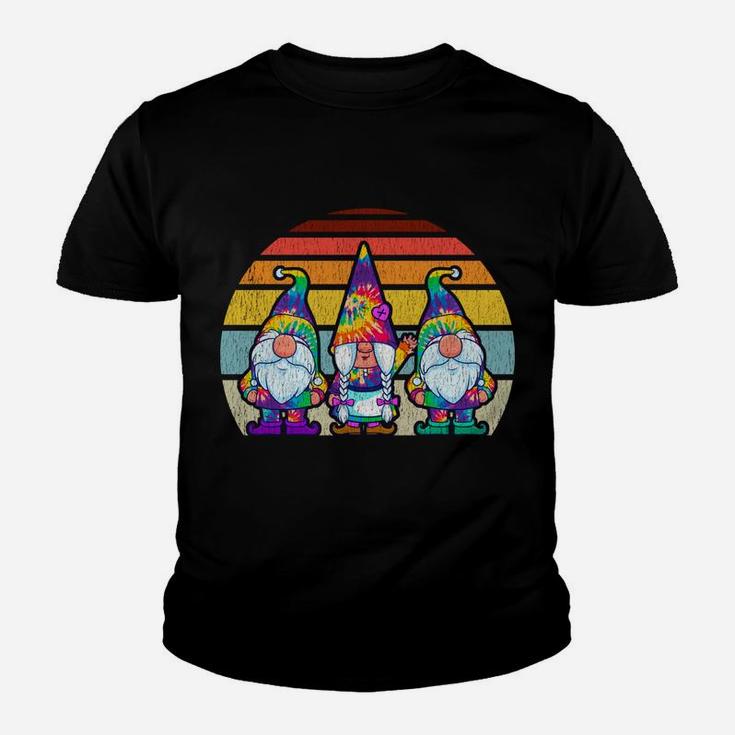 Tie Dye Gnomes Hippie Trippy Psychedelic Retro Vintage Gnome Sweatshirt Youth T-shirt