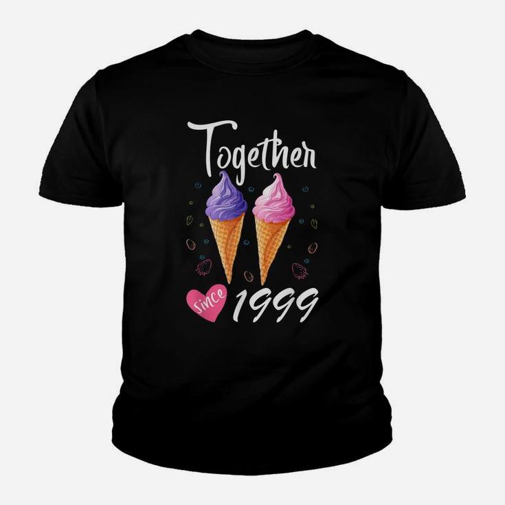 Together Since 1999 21 Years Being Awesome Aniversary Gift Youth T-shirt
