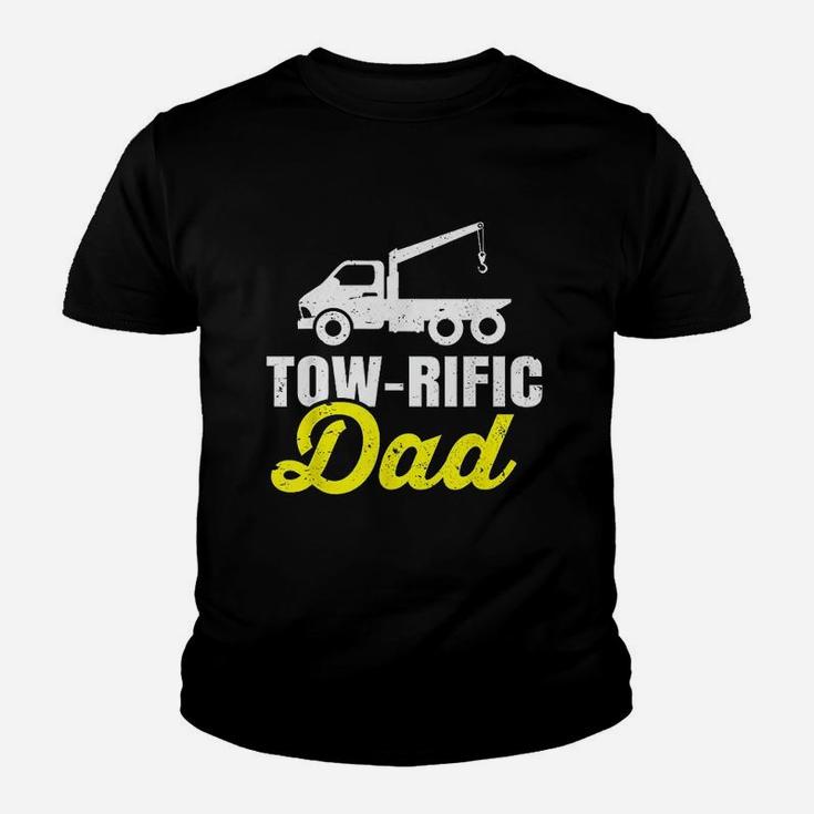 Tow Truck Driver Dad Father Towing Car Pickup Wrecker Gift Youth T-shirt