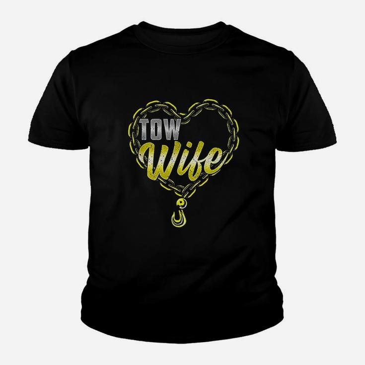 Tow Wife Tow Truck Driver Wife Tow Trucker Youth T-shirt