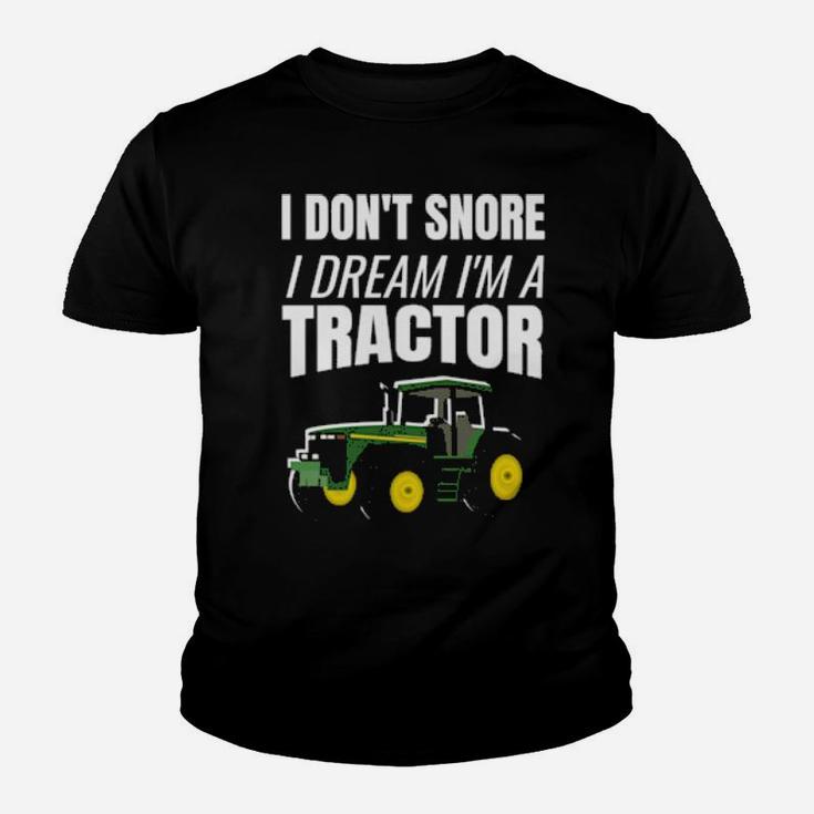 Tractor Enthusiast Snorer Farming Youth T-shirt