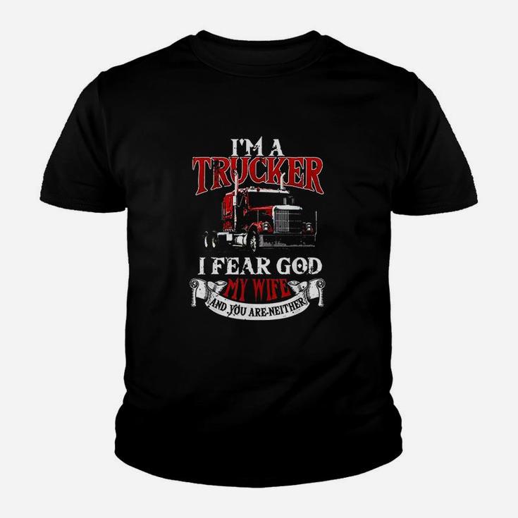 Tractor Trailer Truck Youth T-shirt