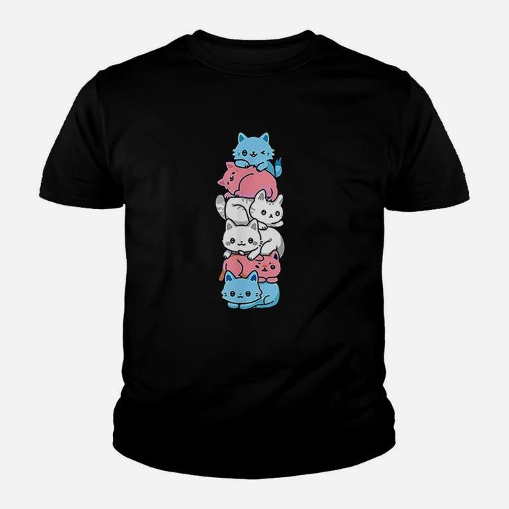 Transgender Pride Cat Youth T-shirt