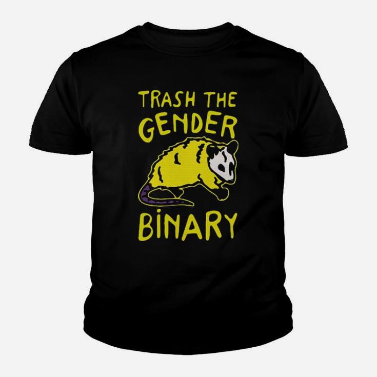 Trash The Gender Binary Youth T-shirt