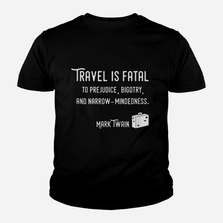 Travel Is Fatal Youth T-shirt