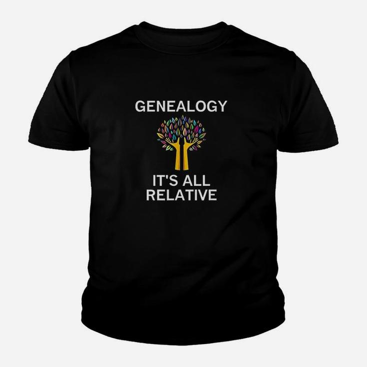 Tree Genealogy It Is All Relative Youth T-shirt