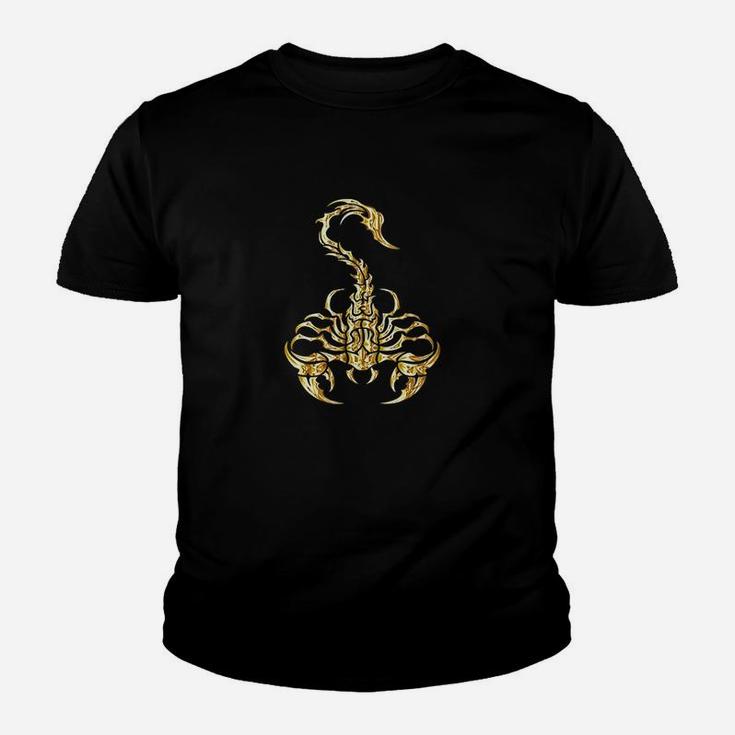 Tribal Scorpion Scorpio Astrology Zodiac Tattoo Youth T-shirt