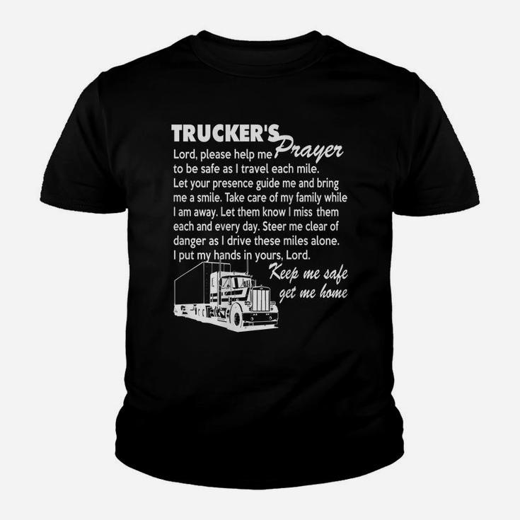 Truckers Prayer Truck Driver Gift For Men And Women T Shirt Youth T-shirt