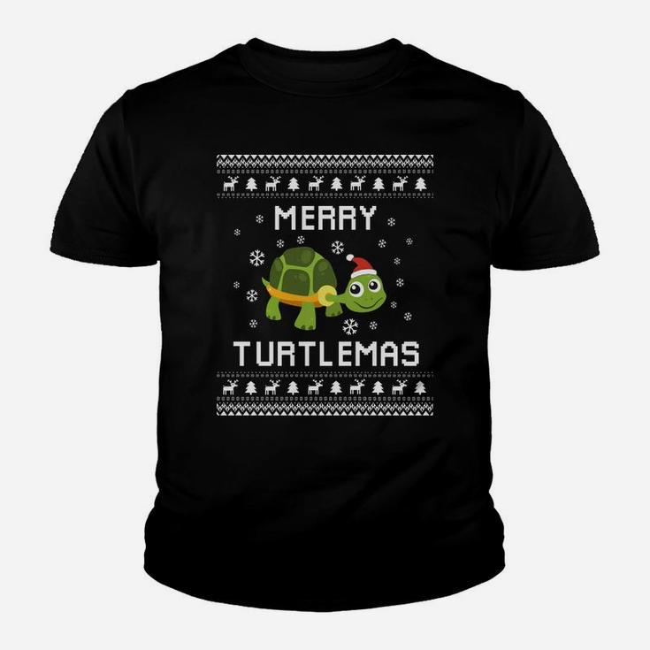 Turtle Lover Christmas Ugly Xmas Turtle Sweater Gift Sweatshirt Youth T-shirt