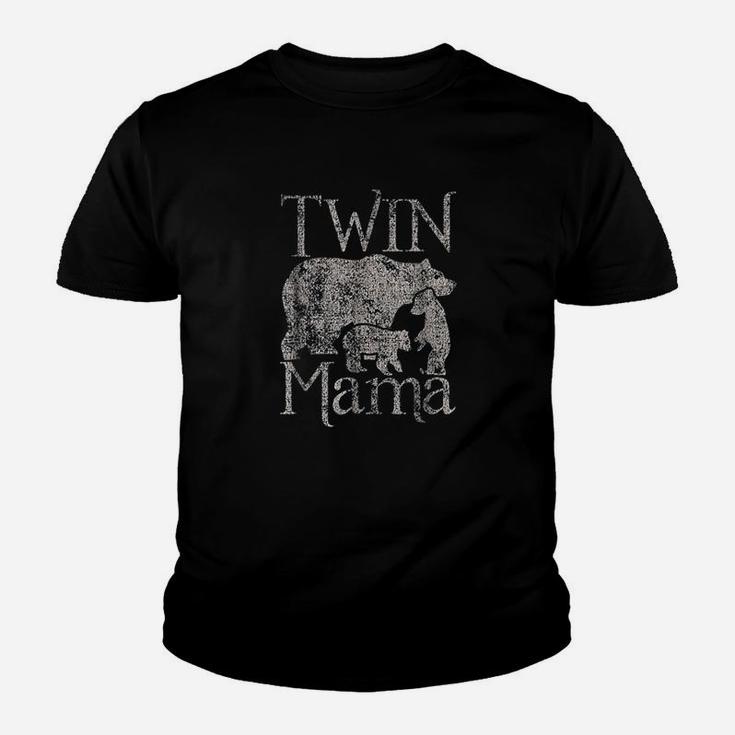 Twin Mama Mom Distressed Mothers Day Youth T-shirt
