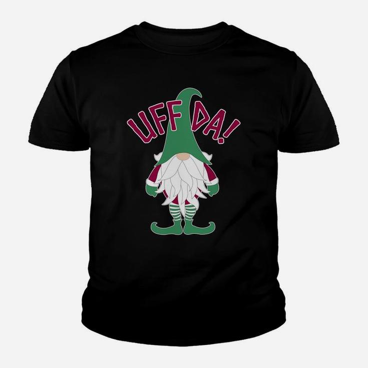 Uff-Da Funny Nordic Gnome Scandinavian Tomte Sweatshirt Youth T-shirt