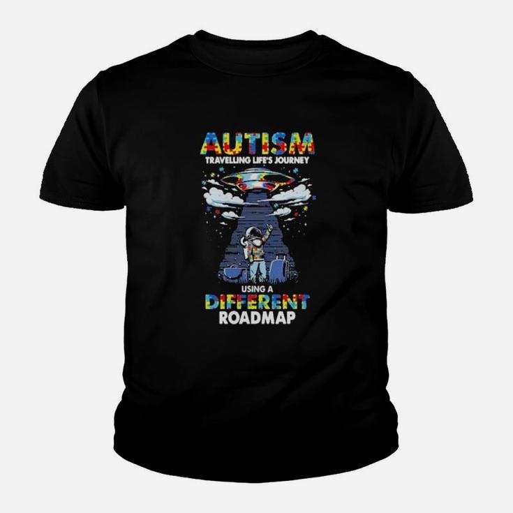 Ufo Autism Travelling Life Youth T-shirt
