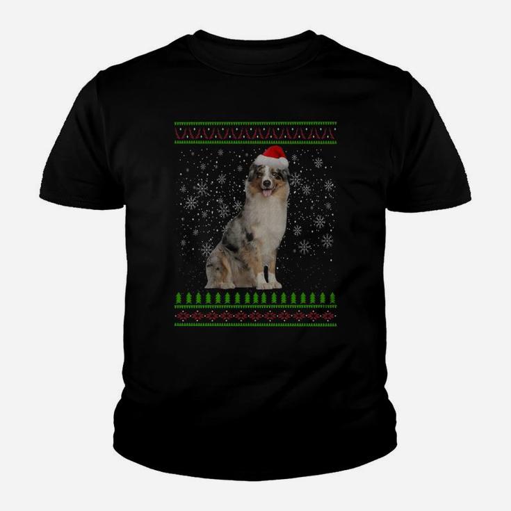 Ugly Christmas Aussie Dog Xmas Merry Christmas Gifts Sweatshirt Youth T-shirt