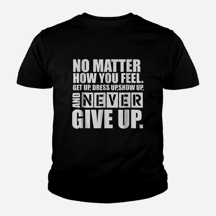 Ultimate Motivation Never Give Up Motivational Youth T-shirt