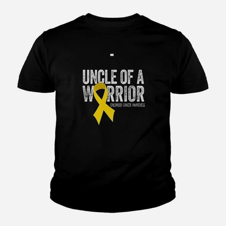 Uncle Of A Warrior Childhood Youth T-shirt