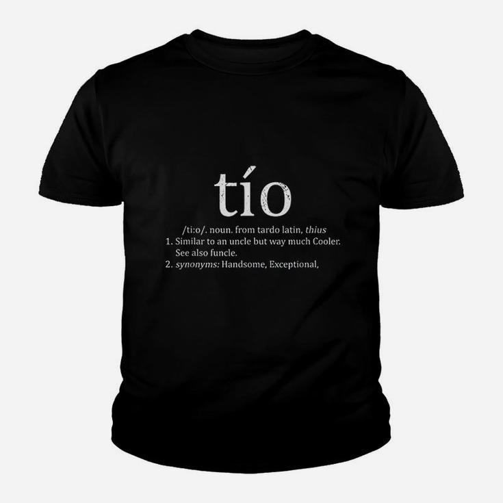 Uncle Tio Definition Uncle For Men Funny Spanish Youth T-shirt