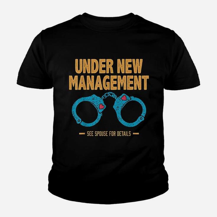 Under New Management Wedding Youth T-shirt