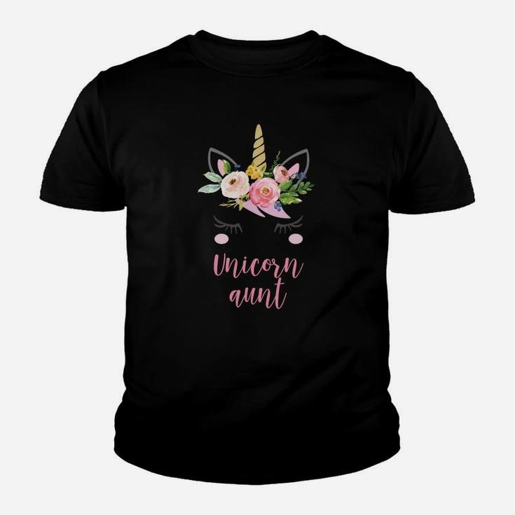 Unicorn Aun Gift For Aunt Youth T-shirt