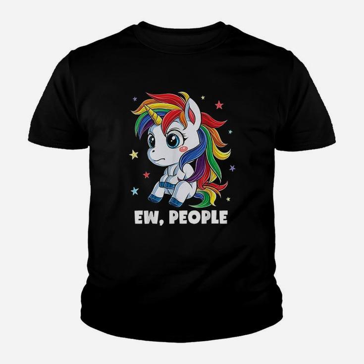 Unicorn Ew People Funny Rainbow Unicorns Youth T-shirt
