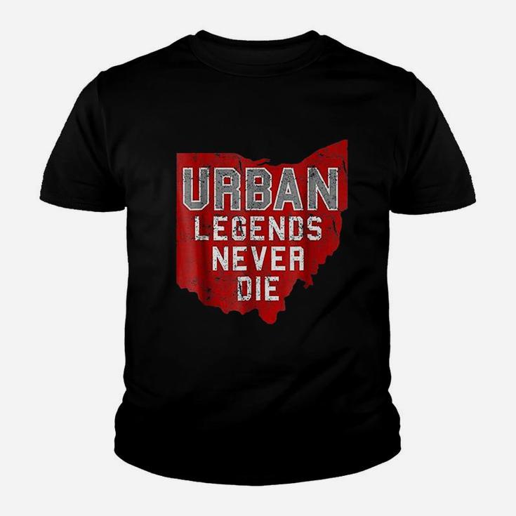 Urban Legends Never Die State Of Ohio Youth T-shirt