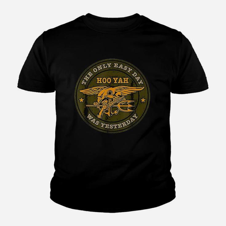 Us Navy Seals Hooyah Original Proud Navy Gift Youth T-shirt