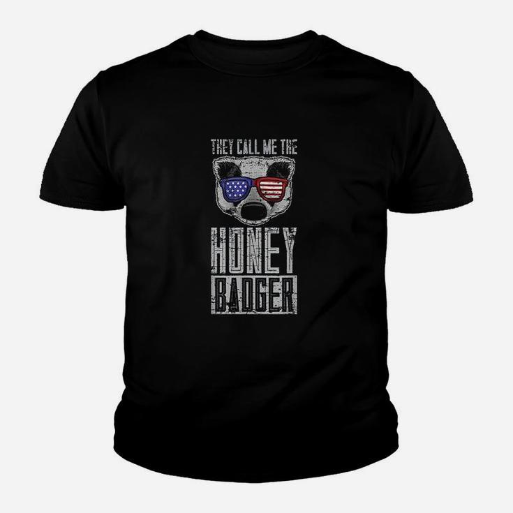 Us Pride Honey Badger Ratel Gift Honey Badger Youth T-shirt