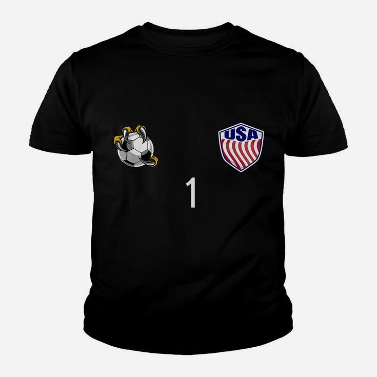 Usa Training  Number 1 Front And Back Design Youth T-shirt