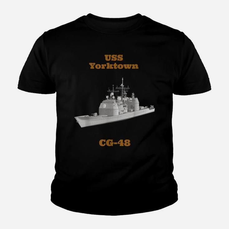 Uss Yorktown Cg-48 Navy Sailor Veteran Gift Youth T-shirt