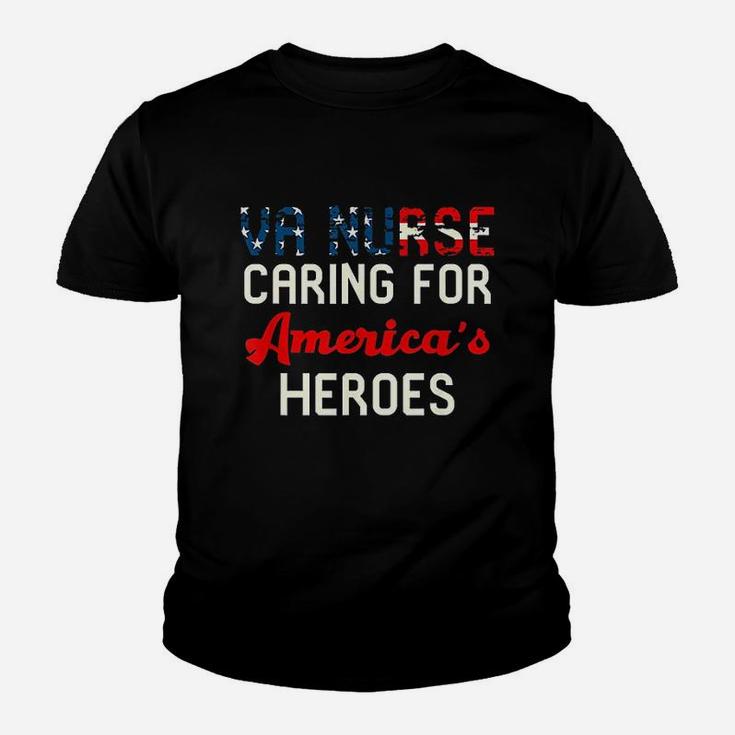 Va Nurse Caring For America's Heroes Youth T-shirt