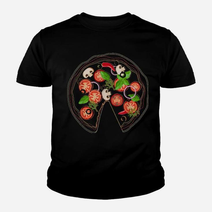 Valentines Day Couple Quote The Missing Piece Pizza And Slice Youth T-shirt