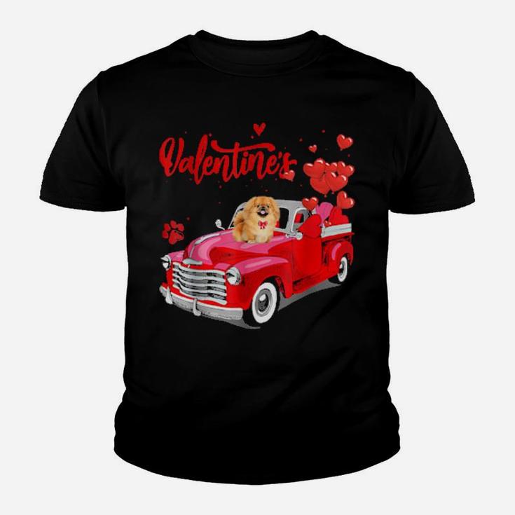 Valentines Poodles Youth T-shirt