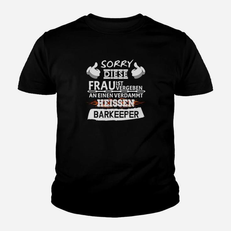 Verbeben Ein Barkeeper- Kinder T-Shirt