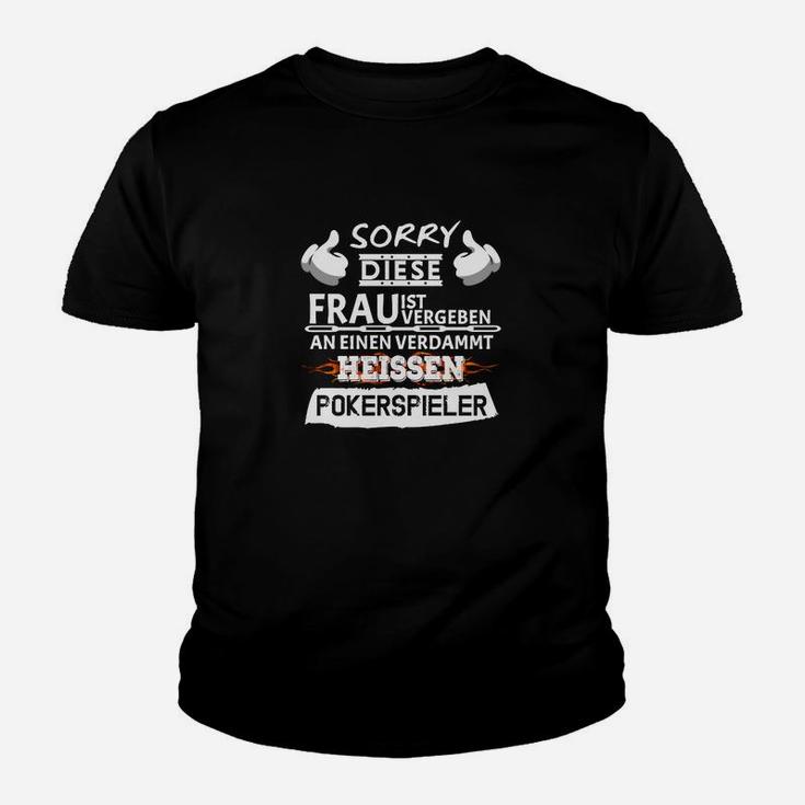 Verbiges Ein Pokerspieler- Kinder T-Shirt