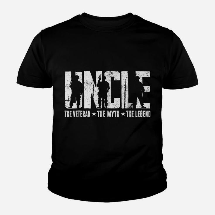 Veteran Uncle The Myth The Legend Shirt Fathers Day Gifts Youth T-shirt