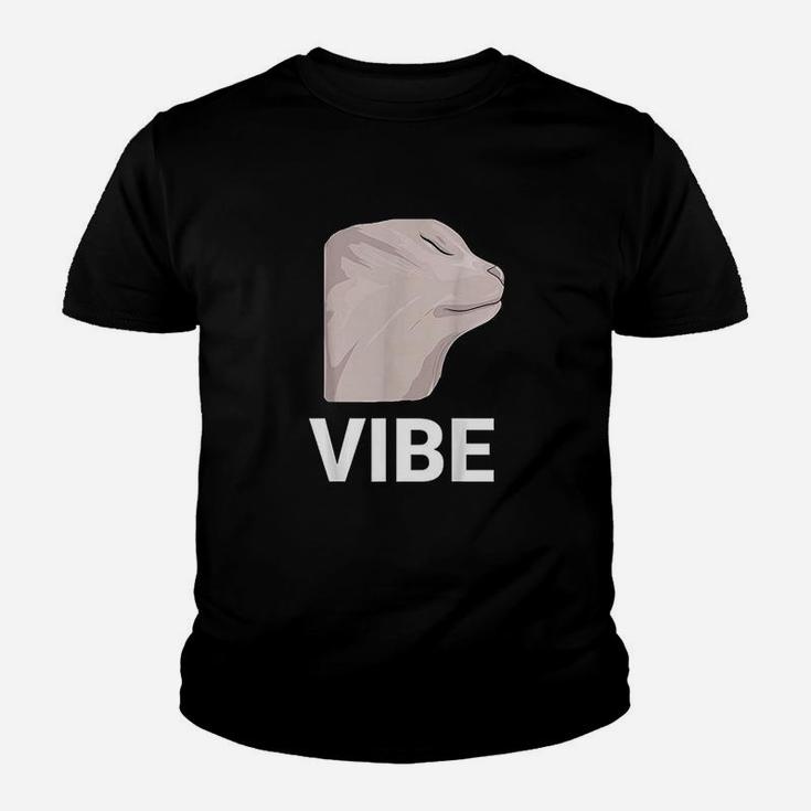 Vibing Cat Dank Meme Funny Cat Meme Youth T-shirt