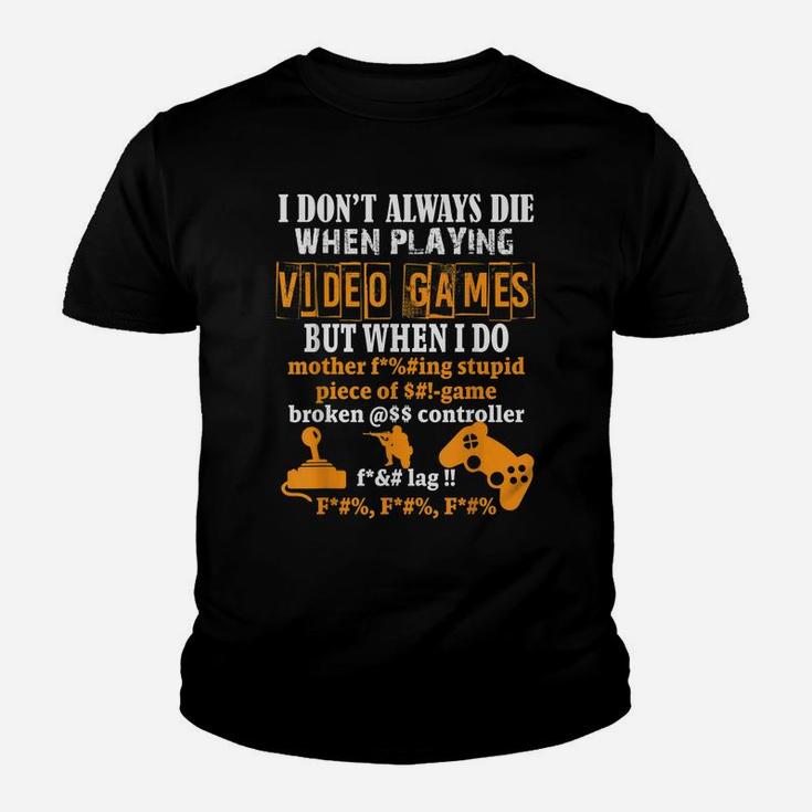 Video Games Funny Gamer Tee For Console Gaming Fans Youth T-shirt