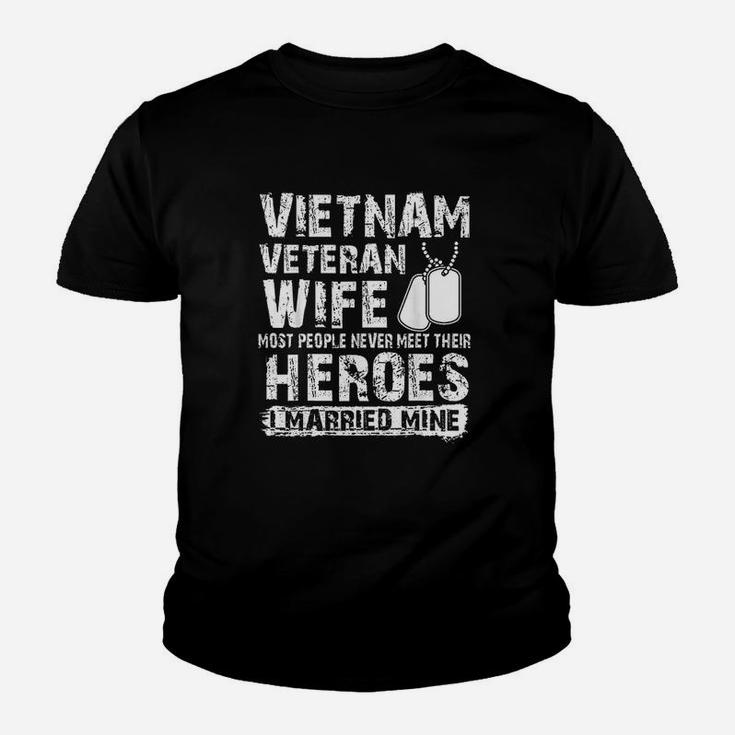 Vietnam Veteran Wife Youth T-shirt