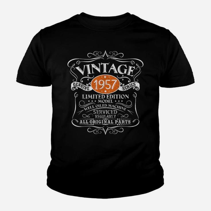 Vintage 1957 65Th Birthday Gift Men Women Original Design Youth T-shirt