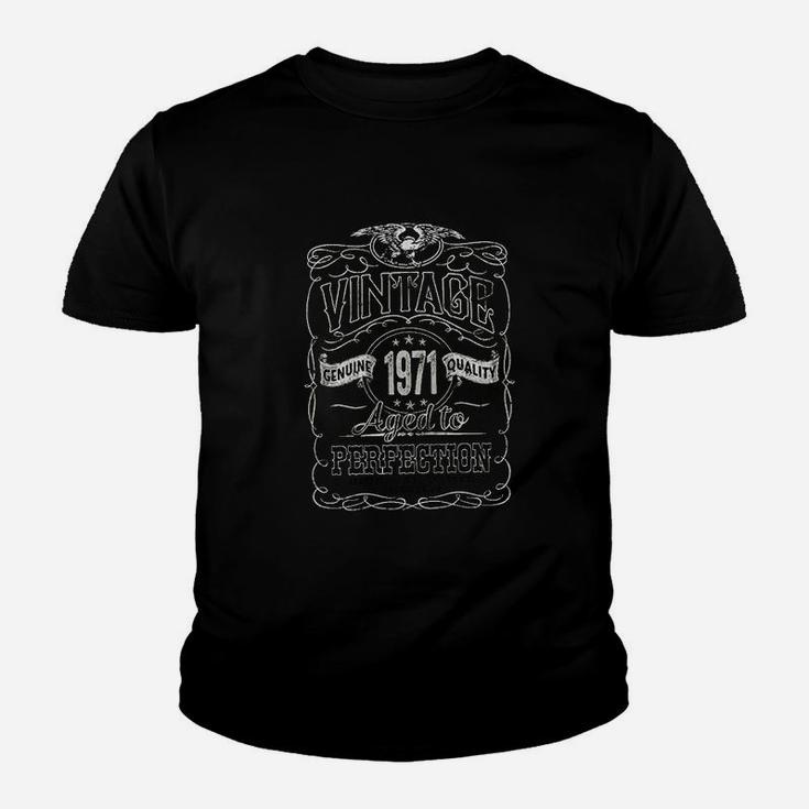 Vintage 1971 Aged To Perfection Youth T-shirt