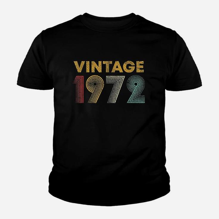 Vintage 1972 49Th Birthday Gift Men Women 49 Years Old Youth T-shirt