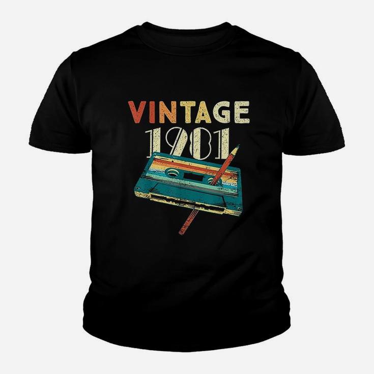 Vintage 1981 Music Cassette 40Th Birthday Gifts 40 Years Old Youth T-shirt