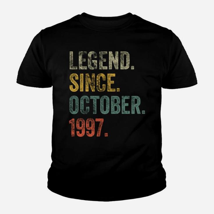 Vintage 1997 24Th Birthday Legend Since October 1997 Sweatshirt Youth T-shirt