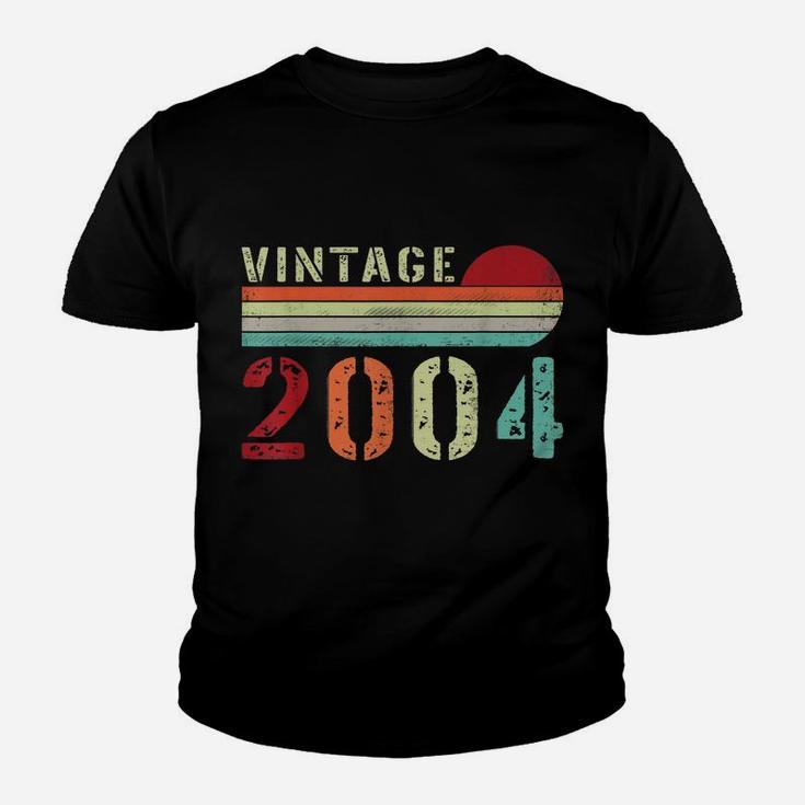 Vintage 2004 Funny 18 Years Old Men And Women 18Th Birthday Youth T-shirt