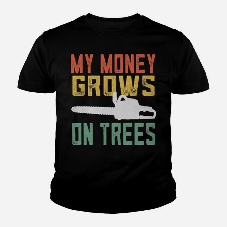 Vintage Arborist My Money Grows On Trees Youth T-shirt