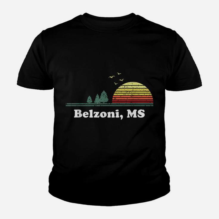 Vintage Belzoni, Mississippi Home Sunset Souvenir Print Youth T-shirt